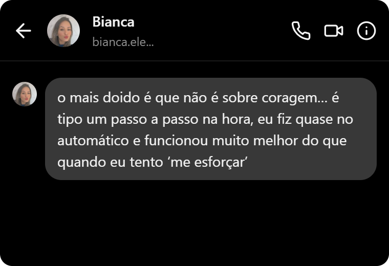 Depoimento de aluna 3